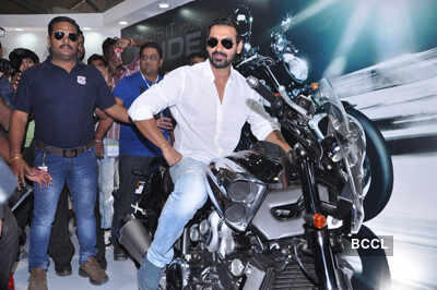 John Abraham at motor show