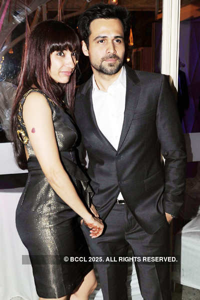 B'wood's 'serial Kisser' Emraan Hashmi Seen With His Beautiful Wife 