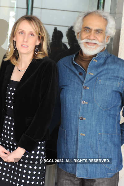 Agnieszka Fijol and Sunil Sethi during the Cotton Council of India ...