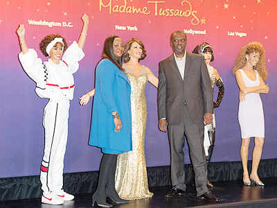 Madame Tussauds unveils statues of Houston