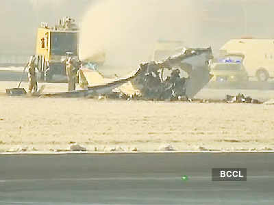 5 killed as plane crash-lands in Ukraine