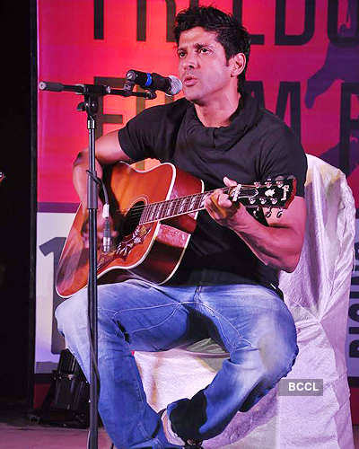 Farhan performs at One Billion Rising concert