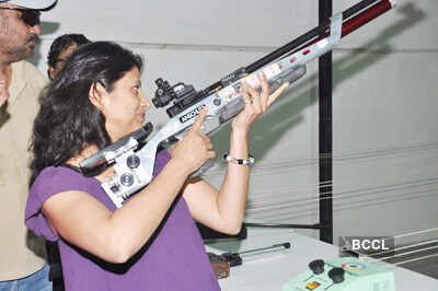 Anjali launches shooting academy