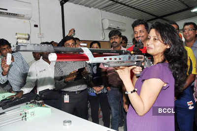 Anjali launches shooting academy