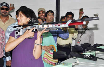 Anjali launches shooting academy