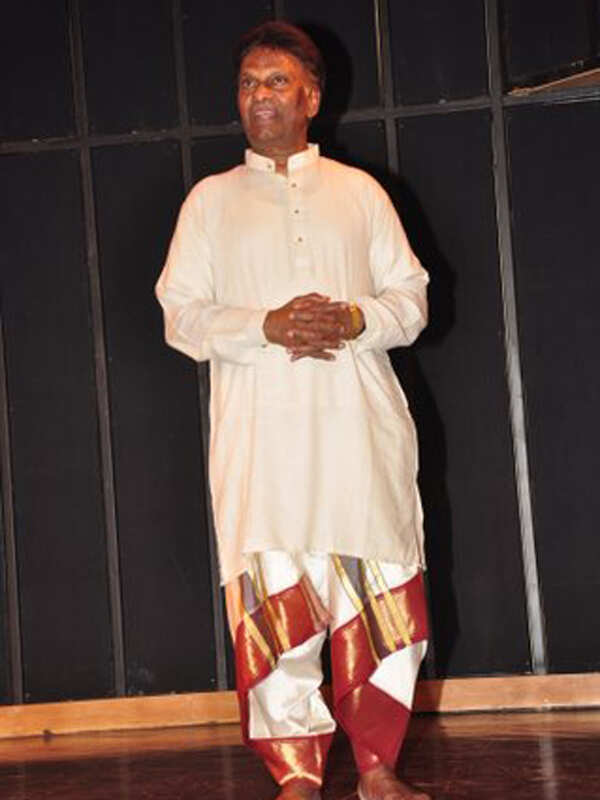 Raja Reddy during Yamini Reddy's dance recital, held at Stein ...