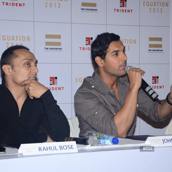 John, Rahul at 'Equation 2013'