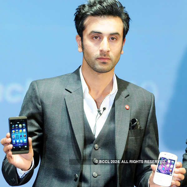 Ranbir launches 'Blackberry Z10'