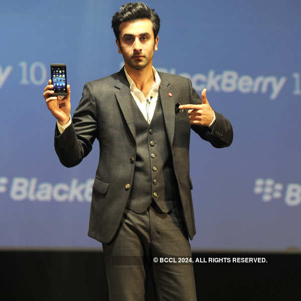 Ranbir launches 'Blackberry Z10'