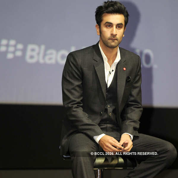 Ranbir launches 'Blackberry Z10'