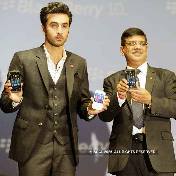 Ranbir launches 'Blackberry Z10'