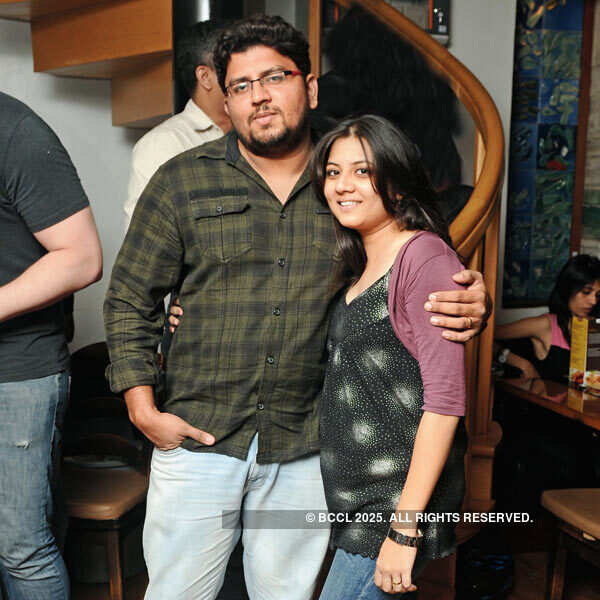 Buddies' night out in the city