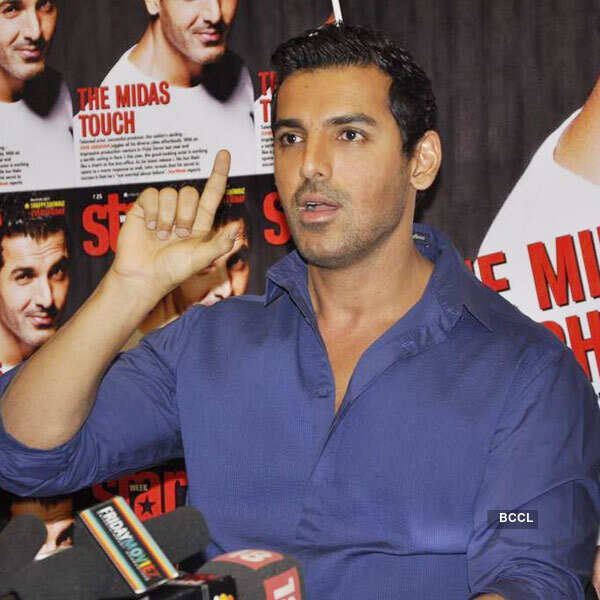 John at a magazine launch