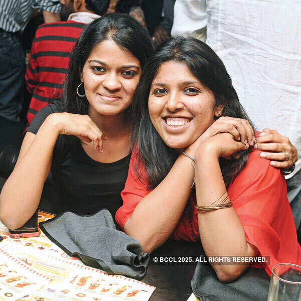 Party with chums in city