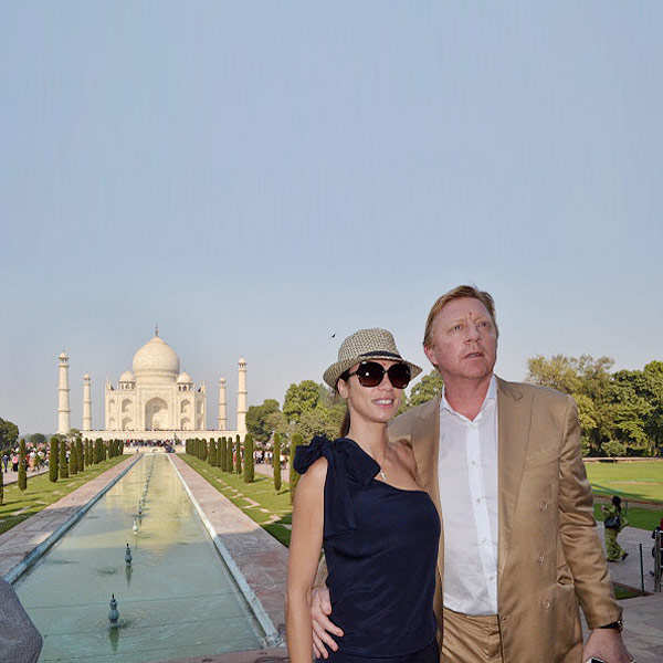 Celebs visit 'Taj Mahal'