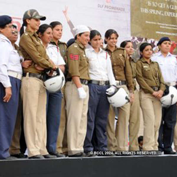 Woman Bike Rally