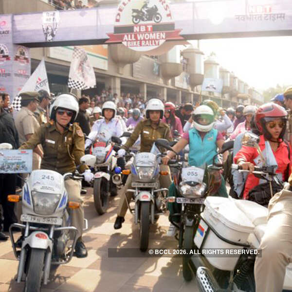 Woman Bike Rally
