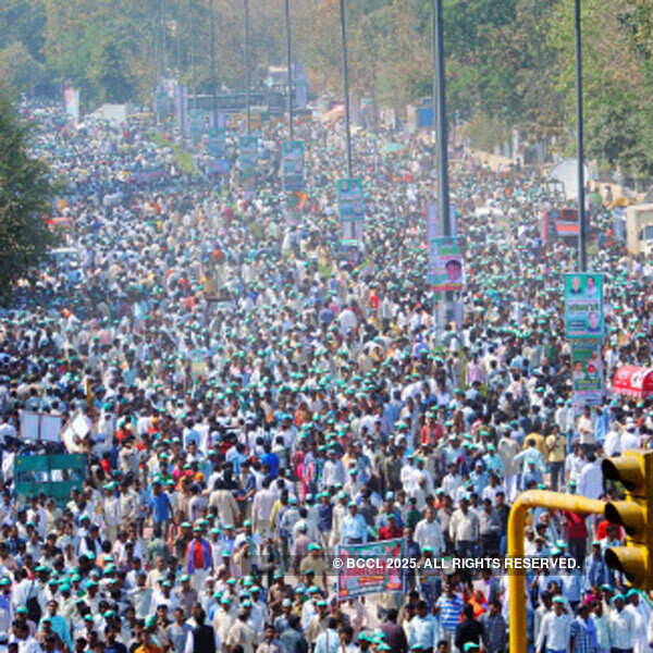  'Adhikar Rally' in Delhi
