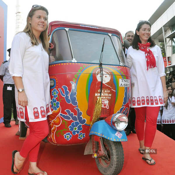 'Red Rickshaw Revolution' campaign