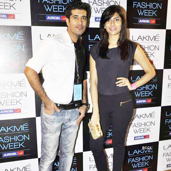 Celebs attend LFW'13