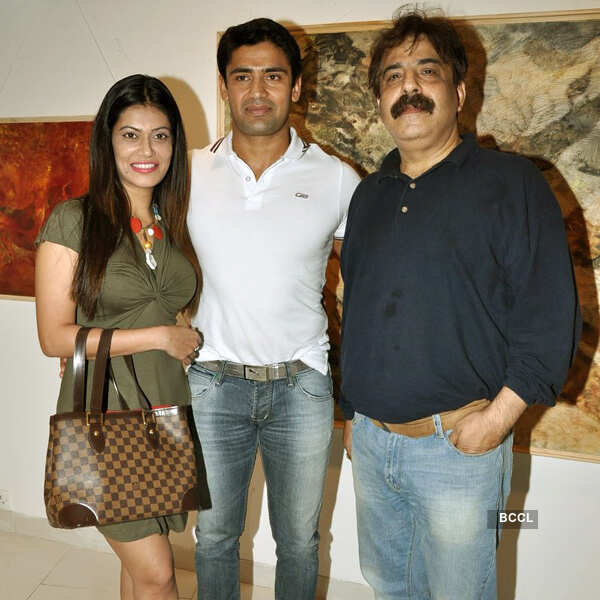 Payal, Sangram @ art show