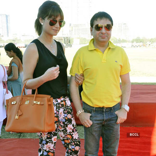Celebs @ Raymond Polo match
