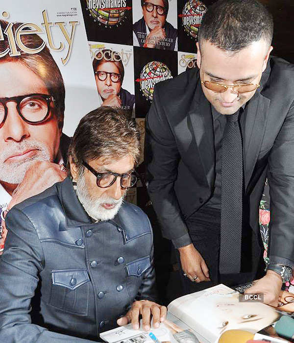 Amitabh Bachchan During The Launch Of A Magazine Cover, In Mumbai.