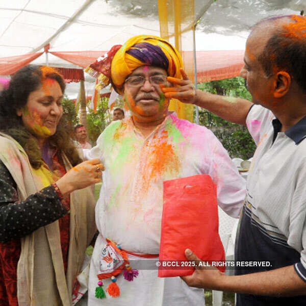 Ravi Saxena's Holi party in Ahmedabad