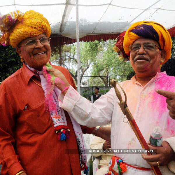 Ravi Saxena's Holi party in Ahmedabad