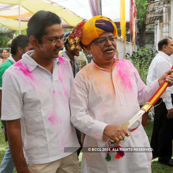 Ravi Saxena's Holi party in Ahmedabad