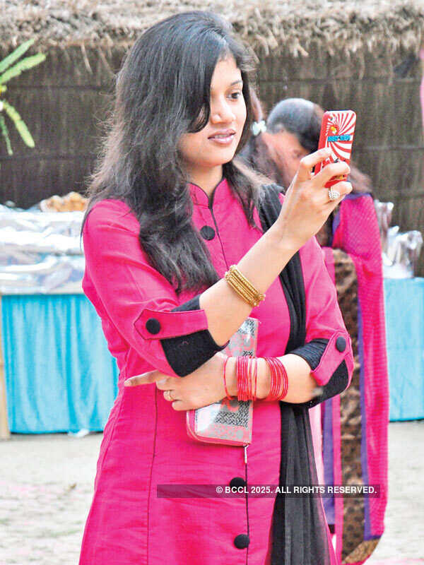 Ladies club's Holi party