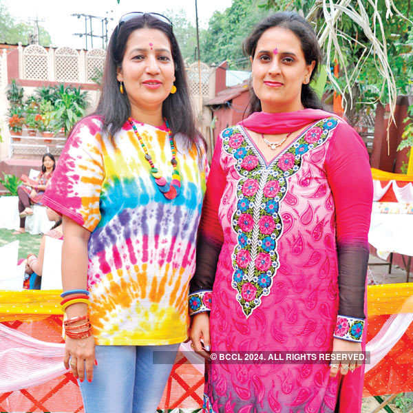 Ladies club's Holi party