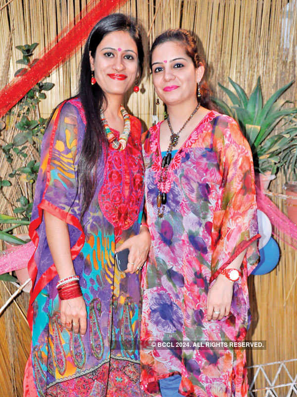 Ladies club's Holi party