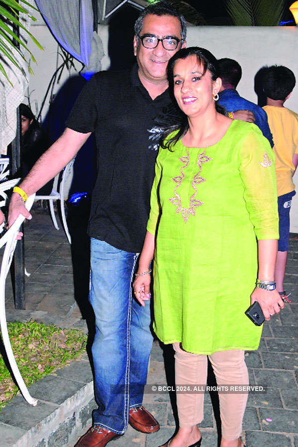 Ayushmann, Kunaal at a filmy party