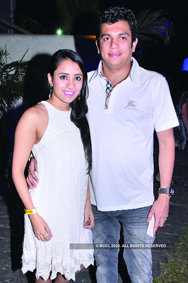 Ayushmann, Kunaal at a filmy party