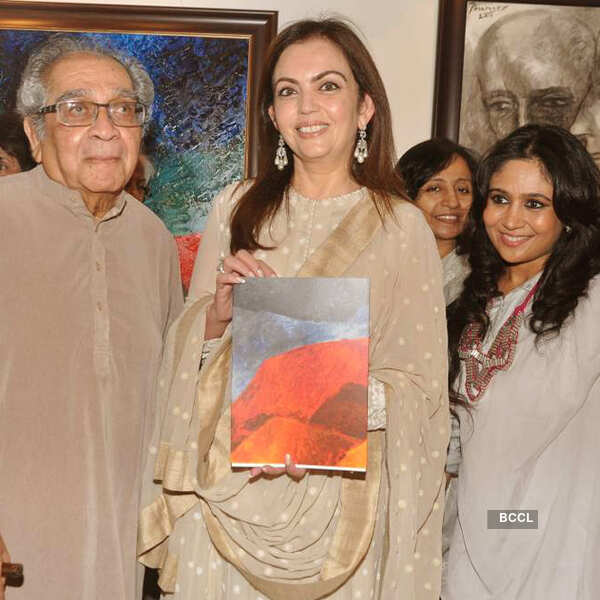 Nita Ambani at art show