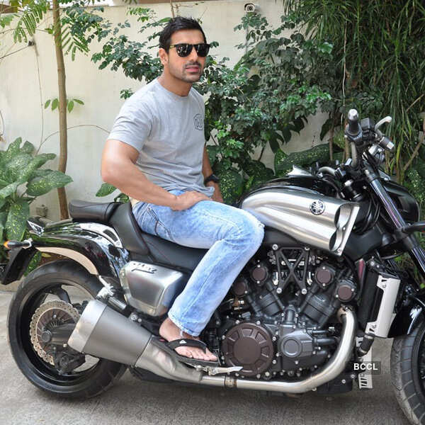 John gifts bike to Sanjay