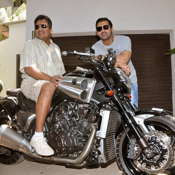 John gifts bike to Sanjay