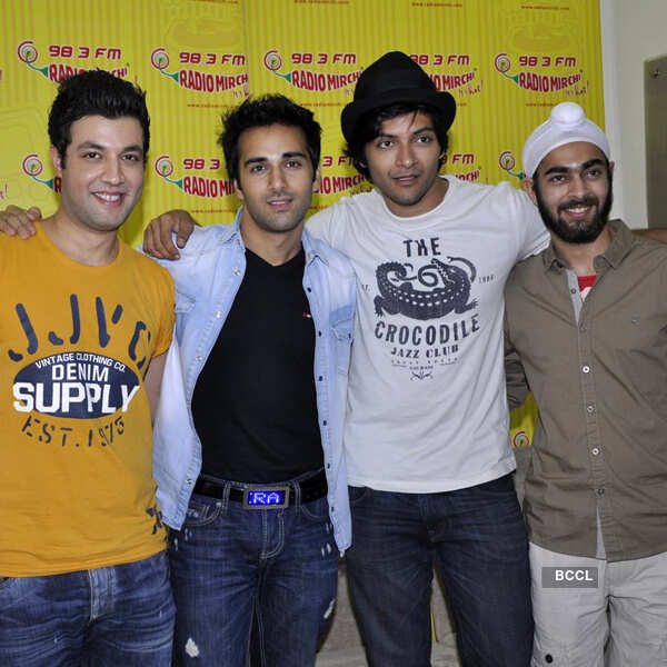 Fukrey cast @ Radio Mirchi