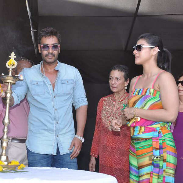 Ajay, Kajol @ fair in Lonavla