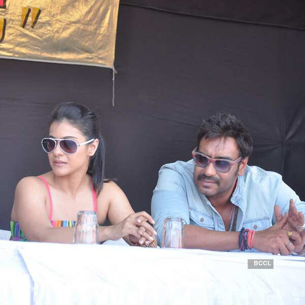 Ajay, Kajol @ fair in Lonavla