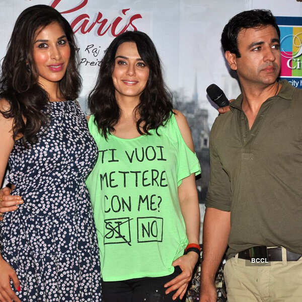 Preity promotes Ishkq In Paris
