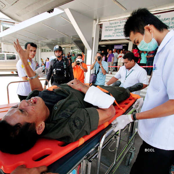 Bomb blast rocks market in Bangkok