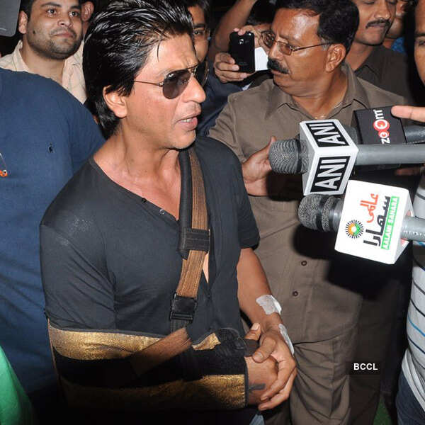 SRK discharged after shoulder surgery 