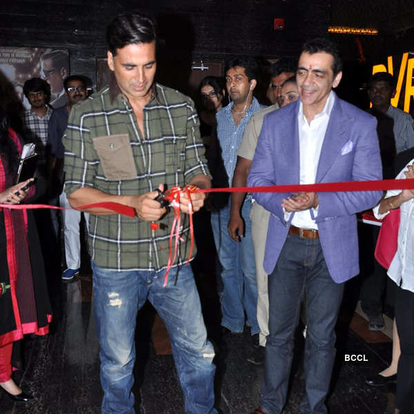 Akki attends multiplex launch