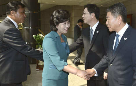 North and South Korea hold first talks in two years