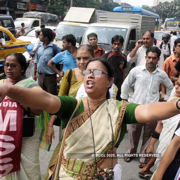 Locals hit the streets to protest gang rape