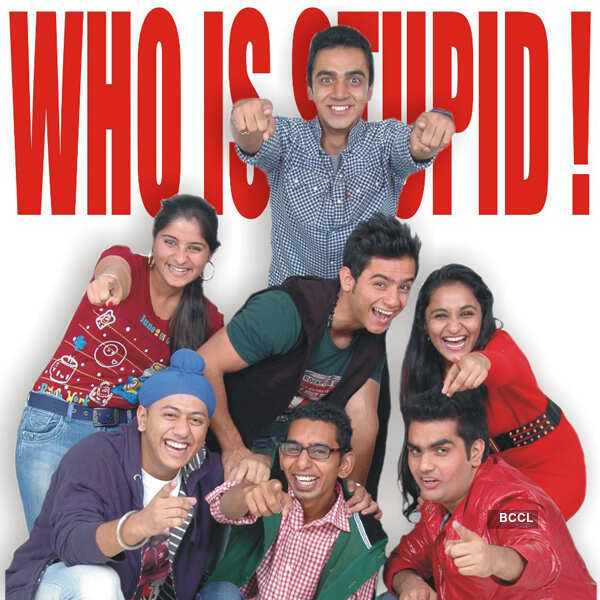 A poster from Punjabi movie Stupid 7.
