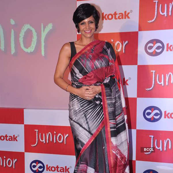 Mandira at a press meet