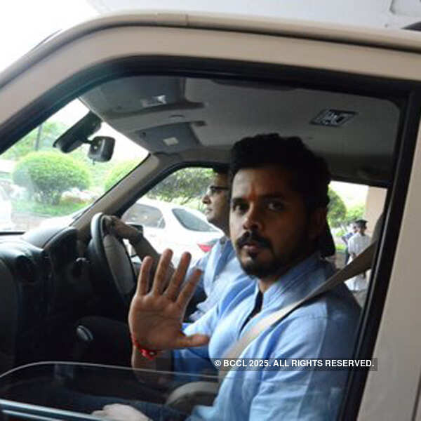S Sreesanth in Delhi